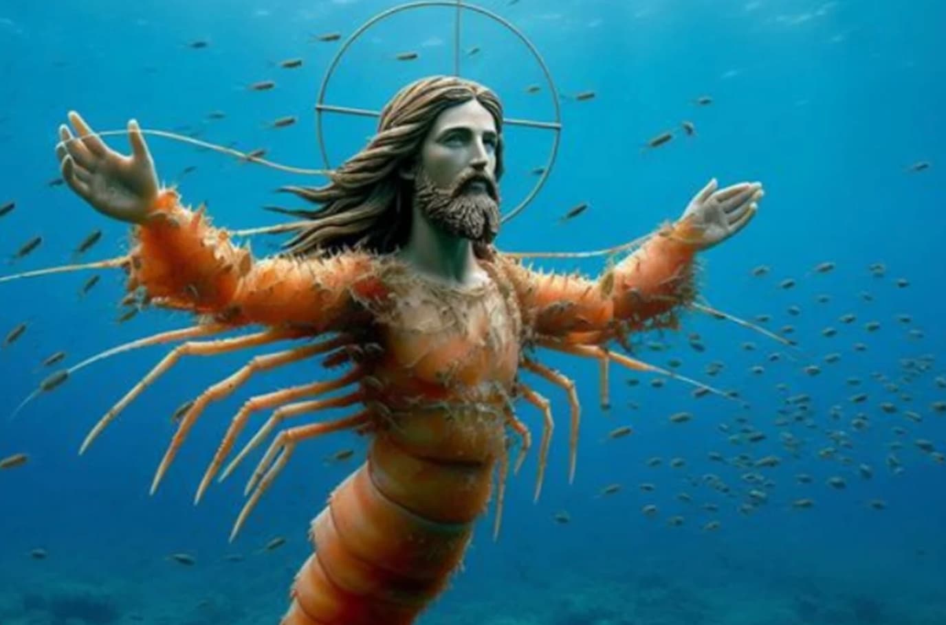 ai shrimp jesus